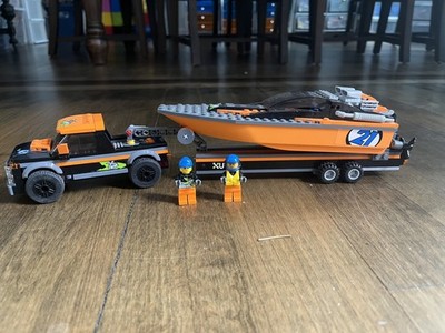 LEGO CITY: 4x4 with Powerboat (60085) 100% Complete