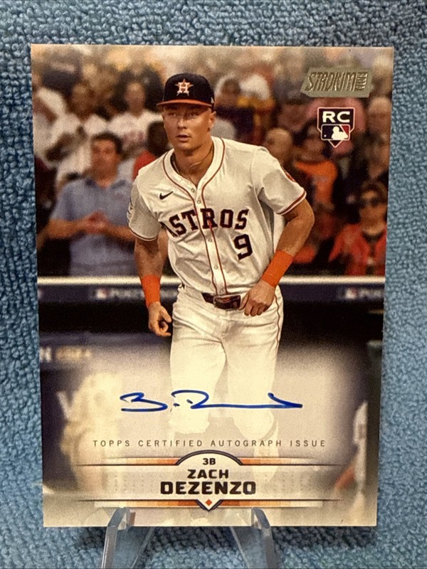 2025 Topps Stadium Club - Zach Dezenzo Autograph - Houston Astros (RC)