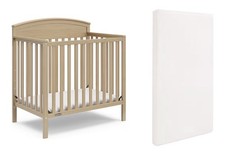 Graco Benton 4-in-1 Convertible Mini Crib with Bonus Crib Mattress GREENGUARD