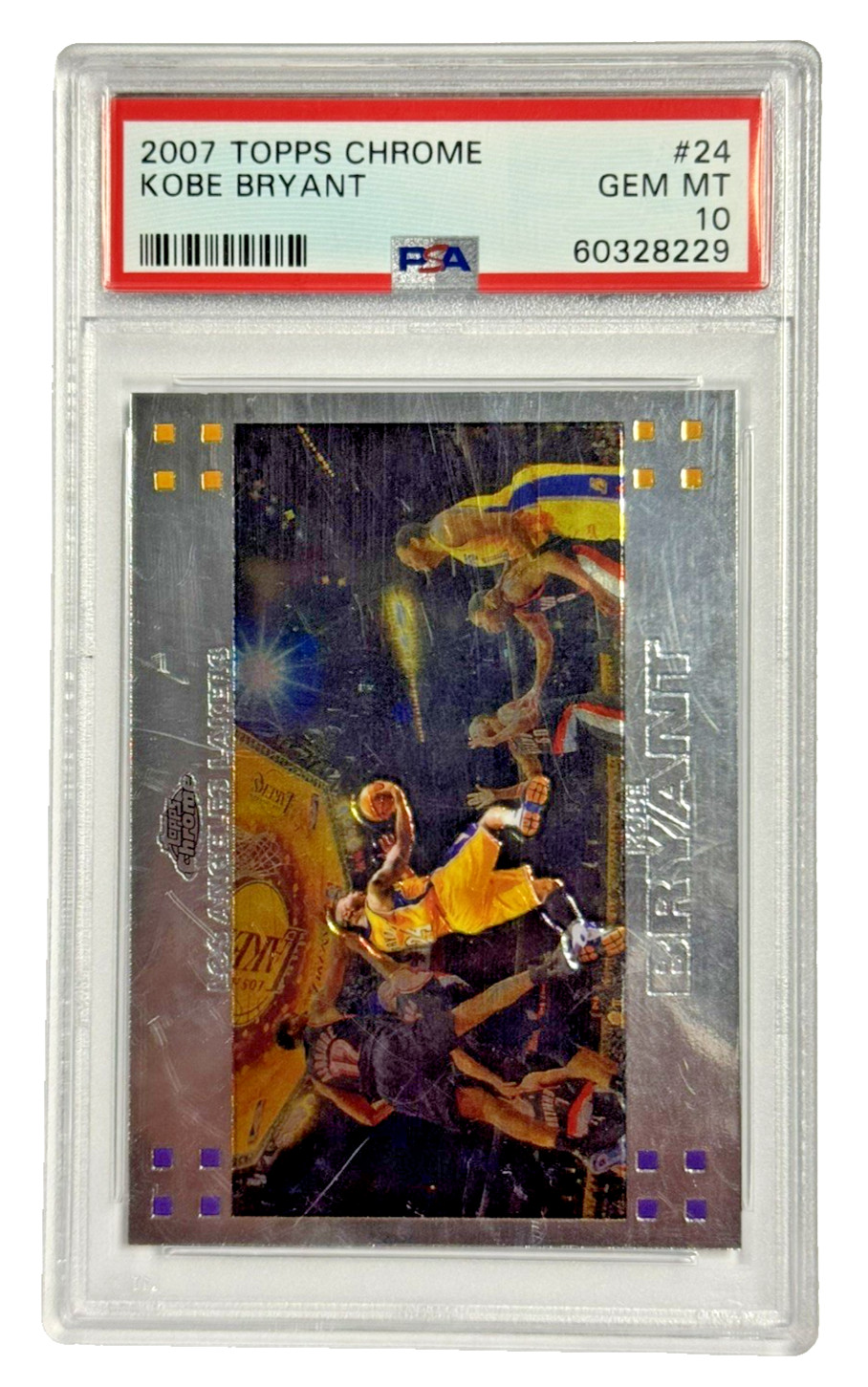 Kobe Bryant 2007 Topps Chrome #24 PSA Gem MT 10 Los Angeles Lakers