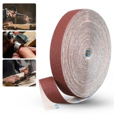 1 Inch Continuous Emery Cloth Roll Sandpaper Wood Sanding Metal Polishing