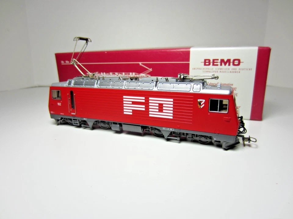 Bemo HOm Furka Oberalp 1262 202 HGe  4/4 II Electric Locomotive - Image 2 of 4