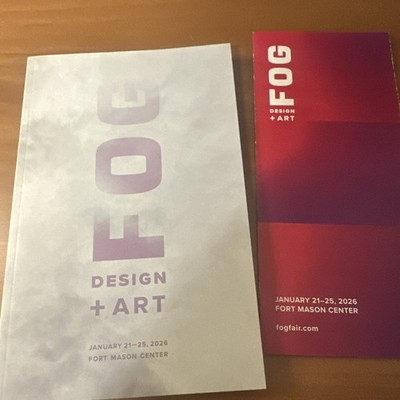 FOG DESIGN & ART Catalog 2026 SF Fort Mason + Map