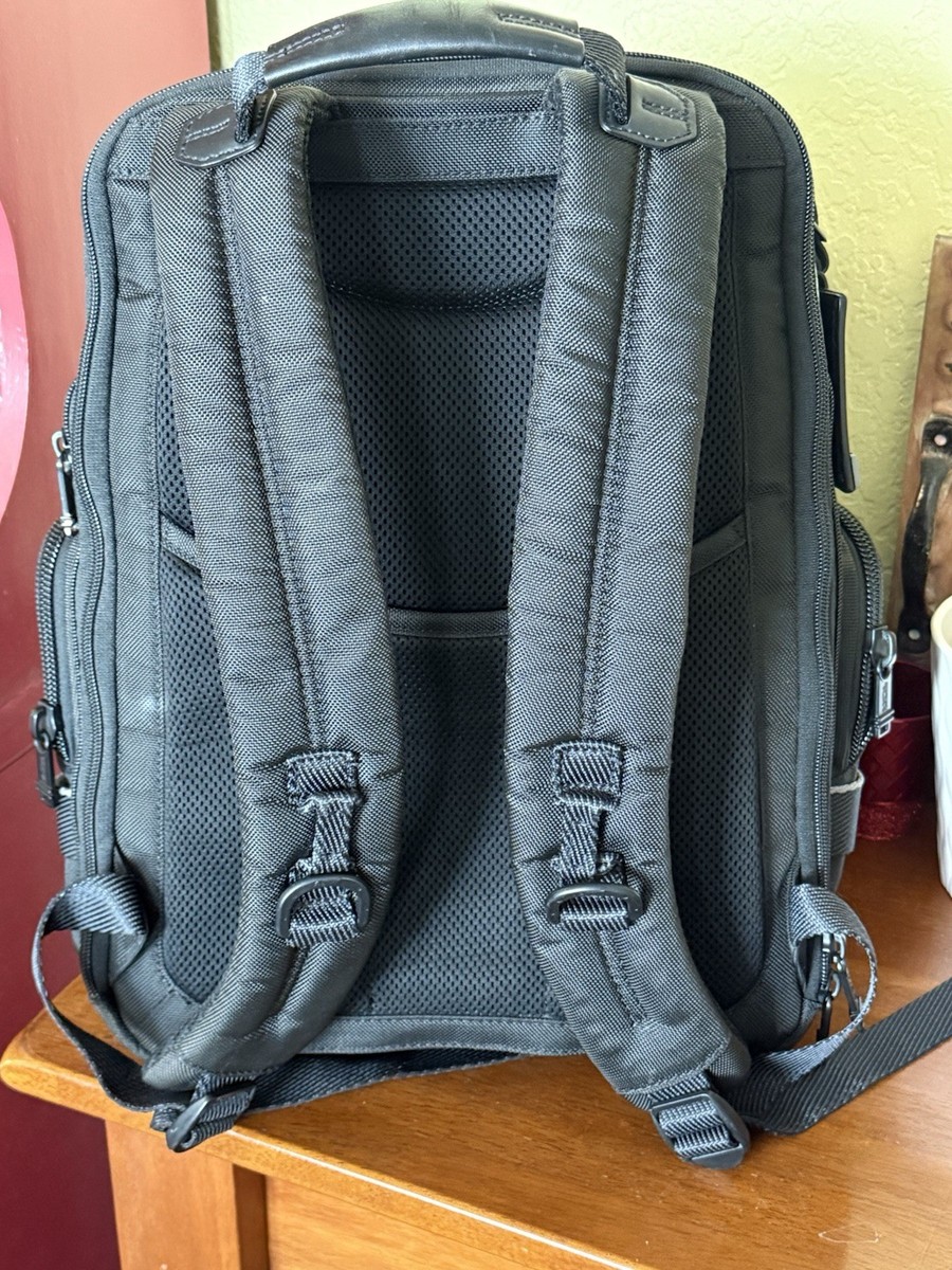 TUMI Alpha Bravo Norman Nylon Backpack Black/Gray 232693DW | eBay
