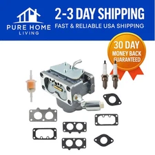 791230 Carburetor with Gasket and Spark Plug Set for Efficient Lawn Care