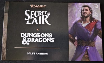 MTG Secret Lair x Dungeons & Dragons: Gale's Ambition Non-Foil Edition SEALED