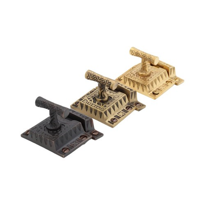 #ad Square Surface Spring Latch in Brass 3 Finish Choices $21.98