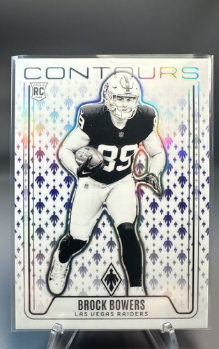Brock Bowers #CON-BBS 2024 Panini Phoenix Contours card