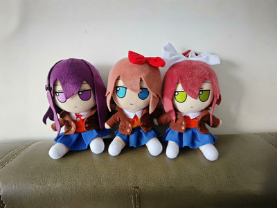 Doki Doki Literature Club! Sayori Monika Yuri Fumo Fumo Plush Doll Toy Plushies