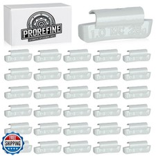 Upgraded 1 oz Clip On Wheel Weights for Steel Rims Corrosion-Resistant Coated