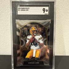 2020 Panini Select Jordan Love SGC 9 Rookie RC Packers