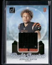 2024 Panini Donruss JERMAINE BURTON #RHS-JBU ROOKIE SWEATERS RELIC Rookie RC