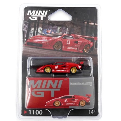 Mini GT 1:64 Lamborghini Countach LB-WORKS Liberty Walk LBWK Red