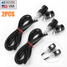 2 Motorcycle Car Led License Plate Light 56305730 Smd Screw Bolt Lamp Bulbs
