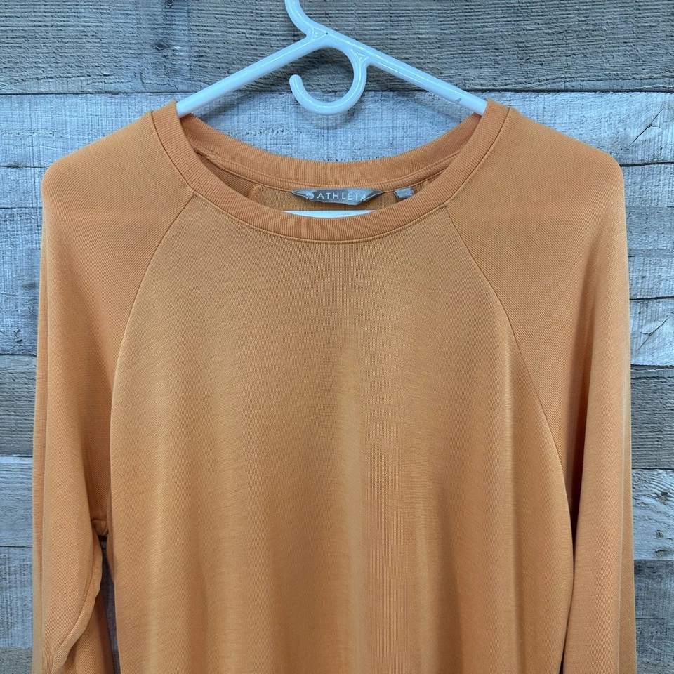 Top Atlético Athleta Naranja Modal Poliéster Manga Larga Mujer Talla M Foto 2 de 4