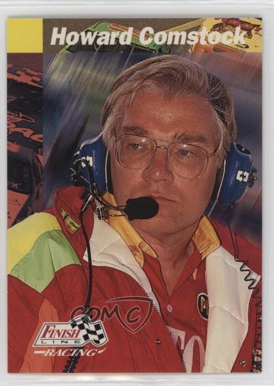 1993 Pro Set Finish Line Silver Series Howard Comstock #128 Rookie RC 1r0