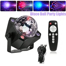 Disco Ball Party Lights Sound Activated Strobe DJ Stage Lighting for Indoor Room