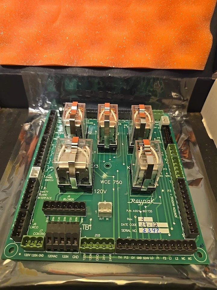 Placa de circuito de control Raypak 601735 Foto 2 de 4