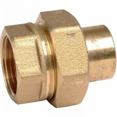 Thermador 340GC1212 - Verbindungsfitting Messing gerade zum Löten - F3/8'' - Ø12mm - 34