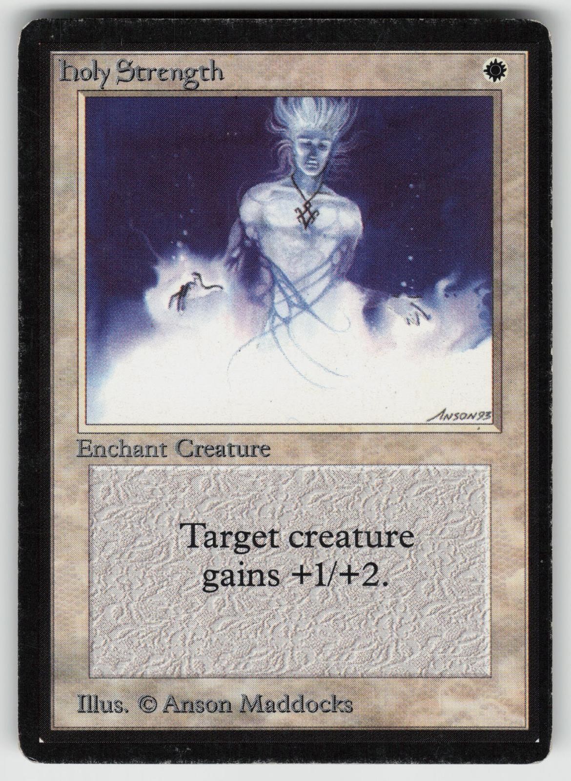 Holy Strength Beta Edition Common MAGIC: THE GATHERING