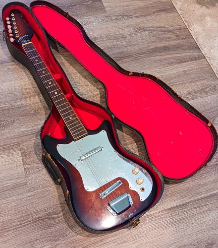 Vintage Teisco Lindell Electric Guitar Very Good Condition Professionally Set Up