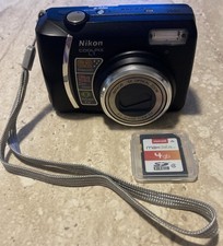 Nikon Coolpix L1 6.2MP Digital Camera Black 5x Zoom W/ 4GB SD Card