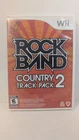 Rock Band Track Pack: Country 2 Wii Game CIB Tested & Works!