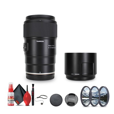 Tamron 90mm f/2.8 Di III VXD Macro Lens (Nikon Z) + Lens Filter Kit + Cleaning