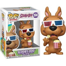Scooby Doo - Scooby Doo (with 3D Glasses) Pop! Vinyl #83580 Funko Pop Vinyl box and figure