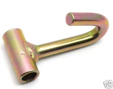 2x J Finger Hook for 2" Ratchet Strap Tie Down Tow Dolly Race Car Hauler Trailer