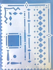 EK Success Jr. Border Buddy Scrapbook Template - Argyle - NEW
