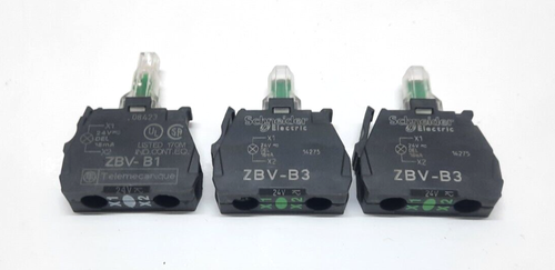 TELEMECANIQUE SCHNEIDER ELECTRIC ZBV-B1 x 1 AND ZBV-B3 x 2 LED LIGHT MODULE - Picture 2 of 9