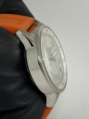 Fossil BQ1622 Men's Orange Silicone Analog Dial Quartz Genuine Wrist Watch EY626 - Picture 5 of 12
