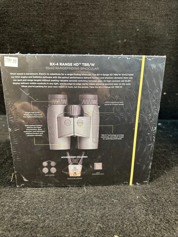 Leupold BX-4 Range HD TBR/W 10x42 Rangefinding Binoculars FACTORY SEALED - Image 4 of 4