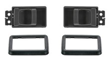 2 X Inside Grey Door Handle Bezels For 1986-1997 Nissan D21 Hardbody Pu Pickup