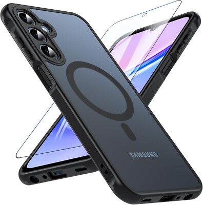 For Samsung Galaxy A16 A15 5G Case Shockproof Mag safe Cover + Screen Protector