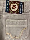 REPLAY Distress Fade Denim Jean Micro Mini Skirt  zip pockets sz 27 — photo 5