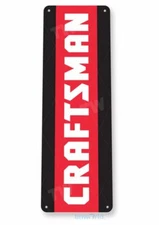 CRAFTSMAN 11 X 4 inch TIN SIGN NOSTALGIC REPRODUCTION ADVERTISEMENT TOOLS WRENCH