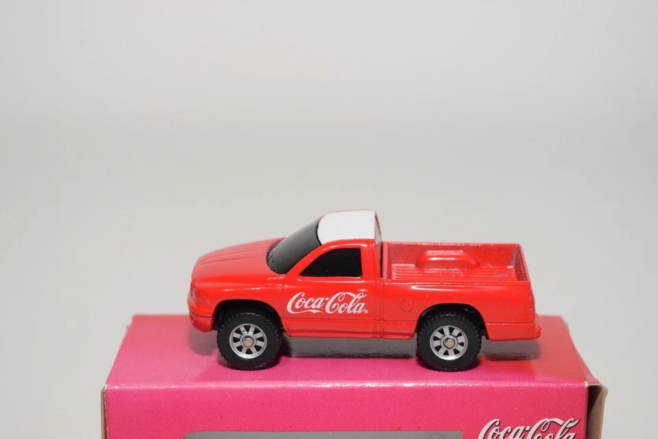 B20 1:64 3 INCH 3INCH EDOCAR DODGE RAM PICKUP COCA-COLA MIB - Immagine 3 di 4