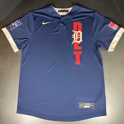 Nike Detroit Tigers 2021 MLB All-Star Game Replica Navy/Camo, Sz  Med Men