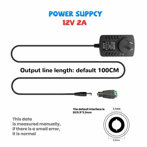 AC DC 12V 5V 24V 3A 1A 2A Power Supply Adapter Transformer For LED Strip Lights - Picture 2 of 17