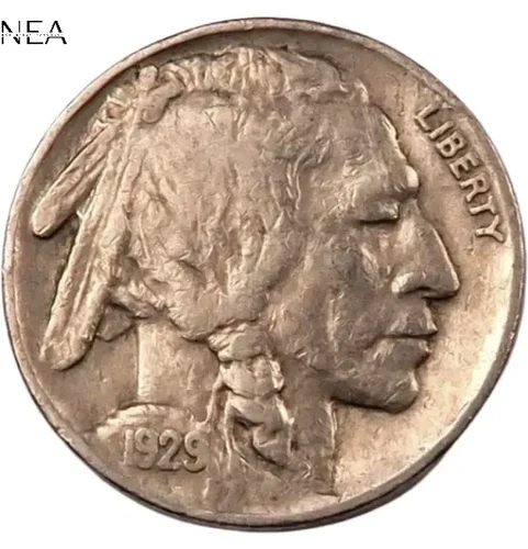 1929-S Buffalo Nickel ~ XF/AU ~ Better Date