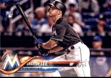 2018 Topps Update #US196 Braxton Lee RC Rookie miami marlins
