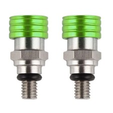 Fork Air Bleeder Valve Screws Green for Kawasaki KDX200 KDX220 KDX250