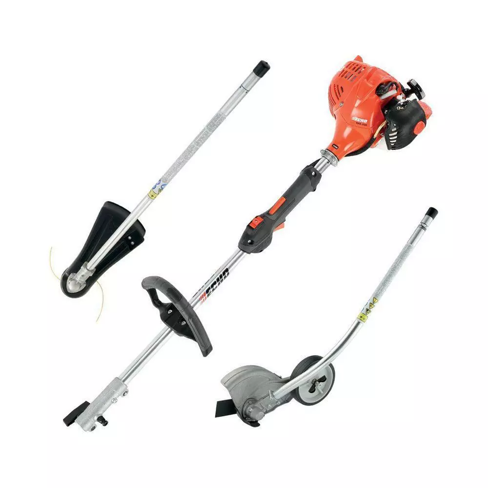 ECHO Gas String Trimmer Weed Eater With Edger Attachment Combo