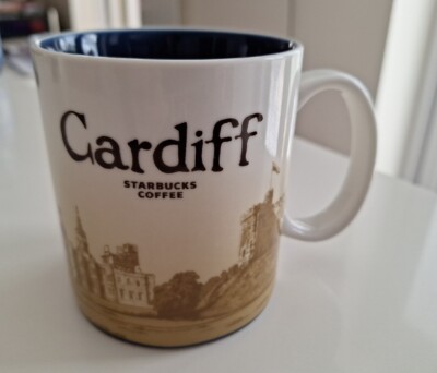 Starbucks Cardiff Wales UK Icon Series Collectors Mug 16floz 473ml Neu unbenutzt