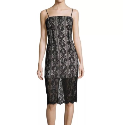 Keepsake Black Lace Dress Rythem Sheath Bodycon Size S | eBay