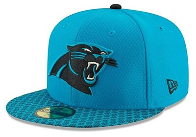 New Era Carolina Panthers Sideline Fitted Hat Cap - Team Colors