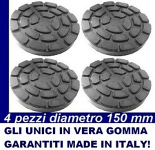  4 PEZZI TAMPONI d150 MM per PONTI SOLLEVATORI A BRACCI corghi ravaglioli omcn