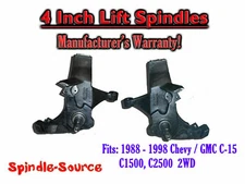 4" Lift Lifting Spindles FOR 88 - 98 Chevy GMC C15 C1500 C2500 2WD Trucks SUVs